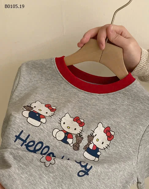 SÉT ÁO PHÔNG KITTY MIX QUẦN JEAN -sỉ Áo : 117k           Quần : 238k 