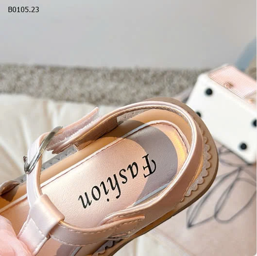 Sandal hoa trà quai dán cho bé-sỉ Sz 23-28 : 146k           Sz 29-34 : 153k