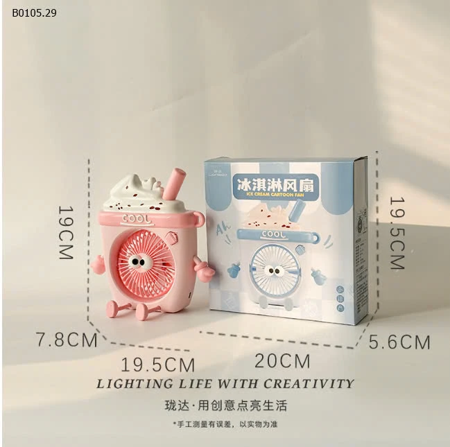 QUẠT CẦM TAY DỄ THƯƠNG -sỉ 105k