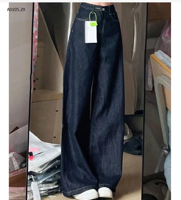 QUẦN JEAN XANH ĐẬM ỐNG LOE-sỉ 150k