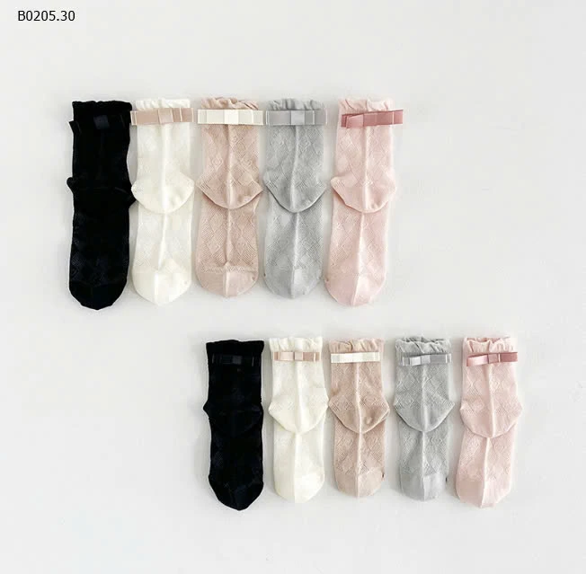 TẤT REN NƠ CHO MẸ VÀ BÉ -sỉ 32k