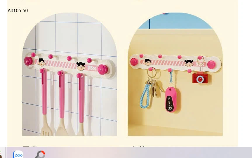 MÓC TREO ĐỒ CUTE -sỉ 47k