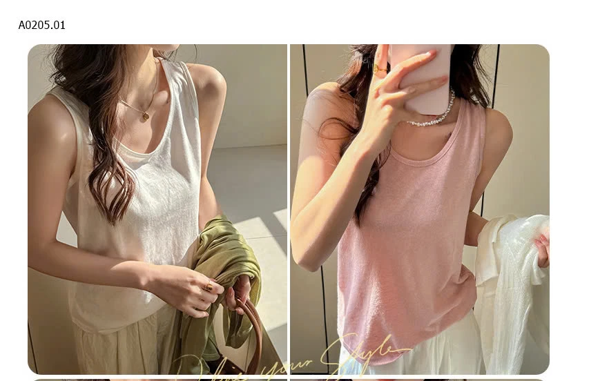 ÁO SÁT NÁCH, 2 DÂY CHO NỮ-sỉ 74k