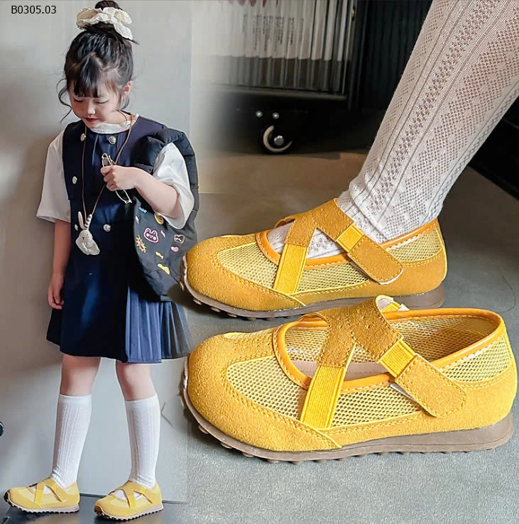 GIÀY LƯỚI HÈ BÉ GÁI-sỉ Sz 23-30 : 138k            Sz 31-36 : 148k 