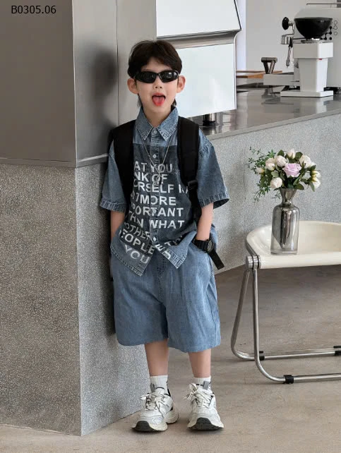 Set demi bé trai dáng rộng tarus -sỉ 255k