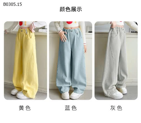 QUẦN DEMI ỐNG SUÔNG BÉ GÁI-sỉ 180k