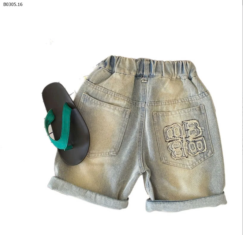 QUẦN SHORT JEAN CHỮ B-sỉ 150k