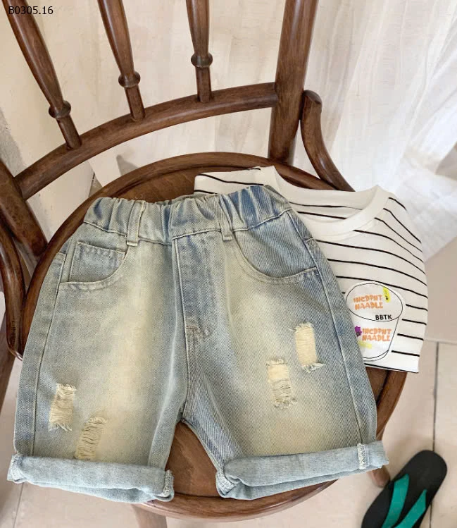 QUẦN SHORT JEAN CHỮ B-sỉ 150k