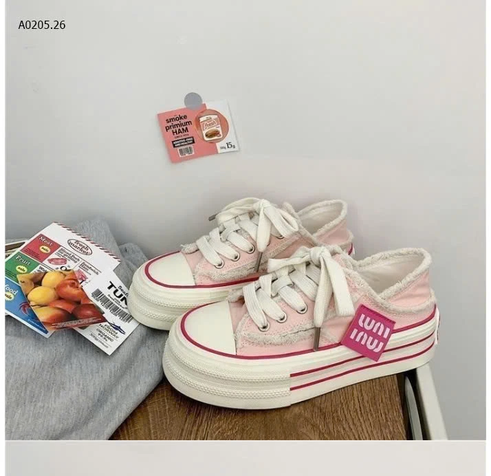 GIÀY SỤC VẢI ĐẾ CAO -sỉ 135k