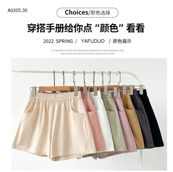 QUẦN SHORT  THÔ CẠP CHUN -sỉ 113k