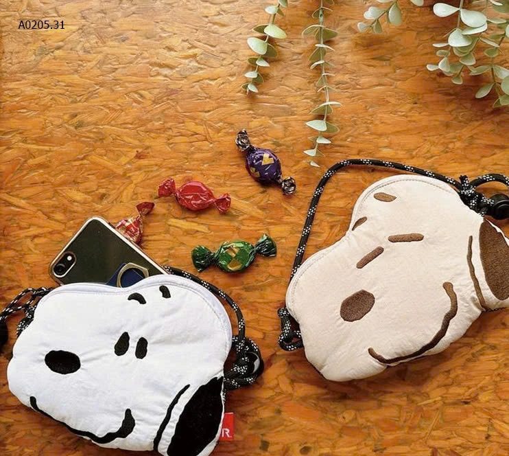 TÚI ĐEO CHÉO SNOOPY-sỉ 104k