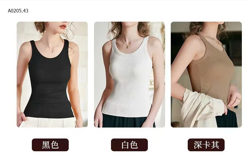 ÁO HAI DÂY KÈM ĐỆM NGỰC NỮ -sỉ 117k