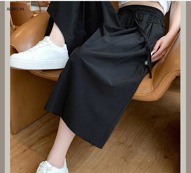 QUẦN RỘNG GIẢ VÁY DÁNG DÀI-sỉ 140k
