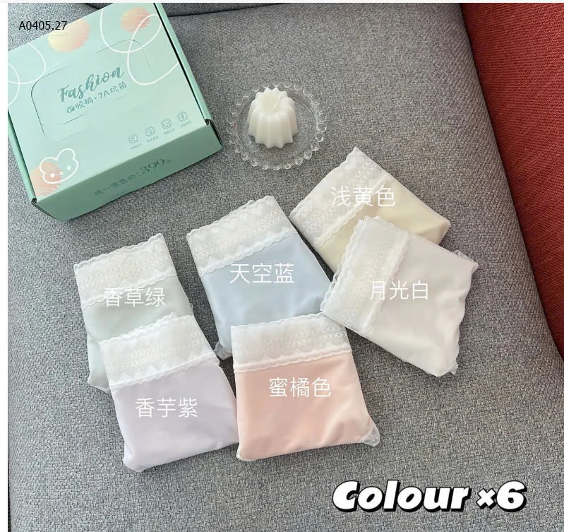 SET 6 QUUẦN CHIP VIỀN REN-sỉ 102k