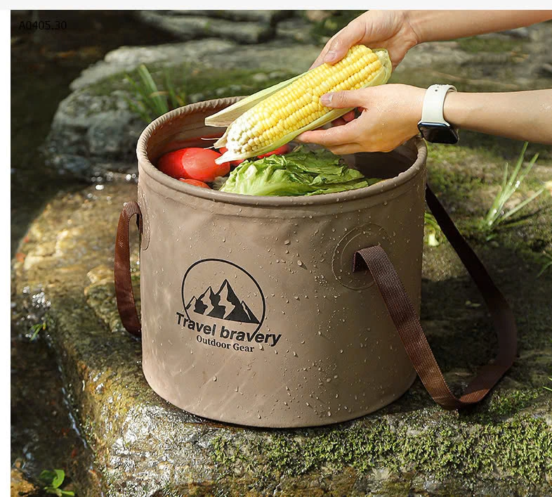 XÔ GẤP GỌN ĐỰNG NƯỚC DÃ NGOẠI-sỉ 80k