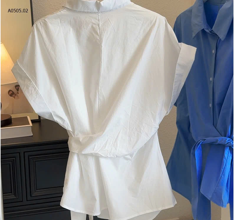 ÁO SƠ MIi CỘC TAY VẠT CHÉO ANNA-sỉ 173k