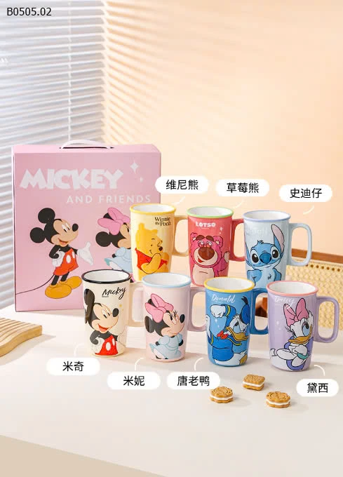 CỐC NƯỚC HOẠT HÌNH  -sỉ 107k