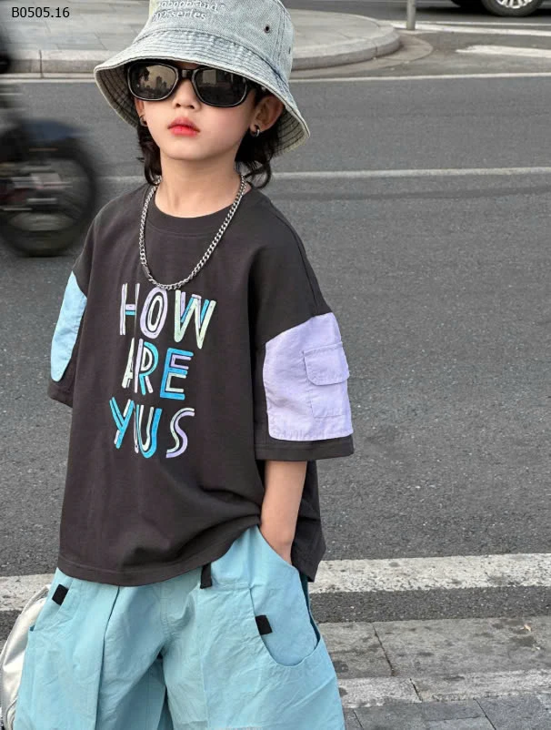 ÁO PHÔNG TAY PHỐI MÀU SHORT XANH -sỉ Áo : 129k           Quần : 148k 