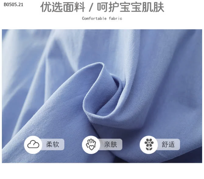 ĐẦM XANH DƯƠNG THÊU HOA NGỰC -sỉ 142k