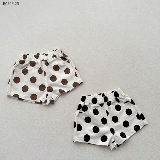 QUẦN ĐÙI CHẤM BI CHO BÉ-sỉ 110k