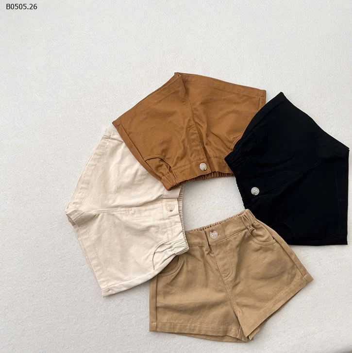 QUẦN SHORT CHUN LƯNG CHO BÉ-sỉ 128k