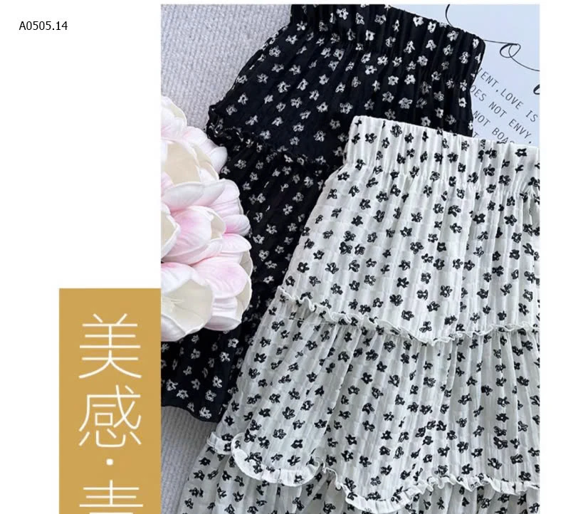 CHÂN VÁY NGẮN HOA NHÍ -sỉ 95k