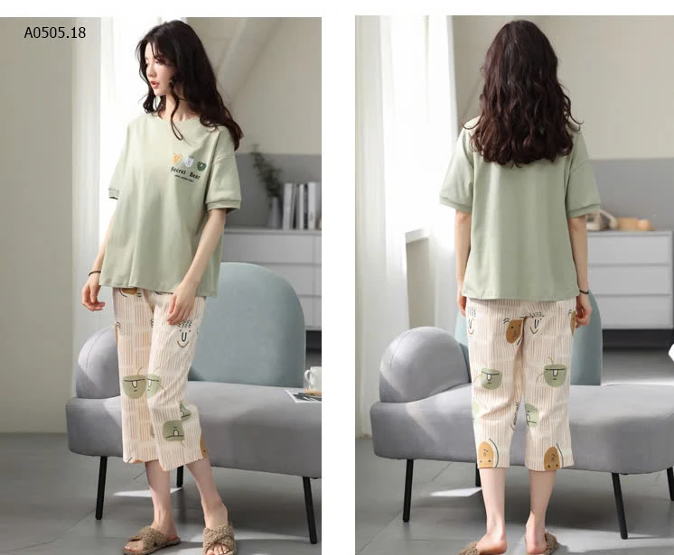 BỘ COTTON LỬNNG NỮ MẶC NHÀ -sỉ 165k