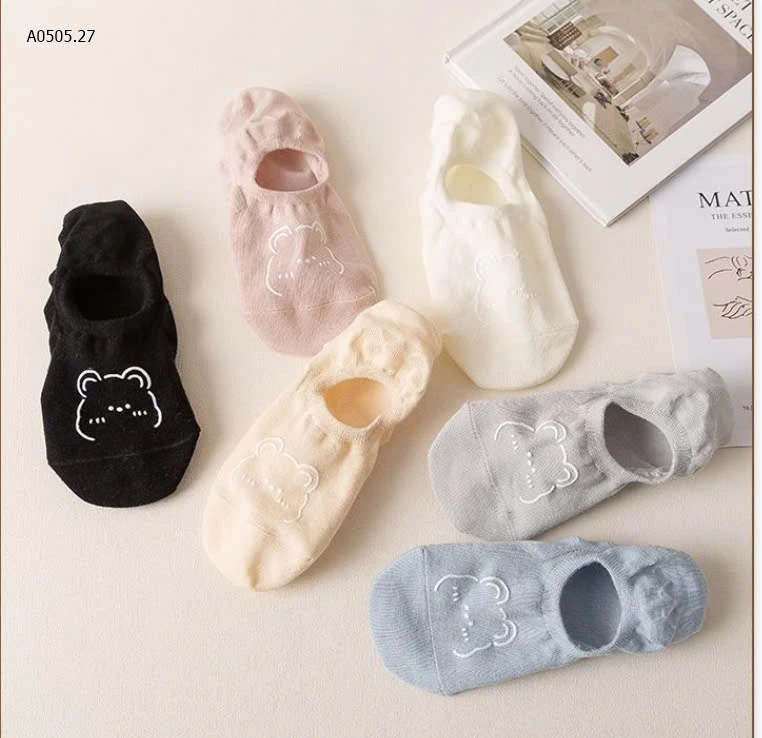 SET 10 ĐÔI TẤT HÈ-sỉ 55k/set 10 đôi mix màu