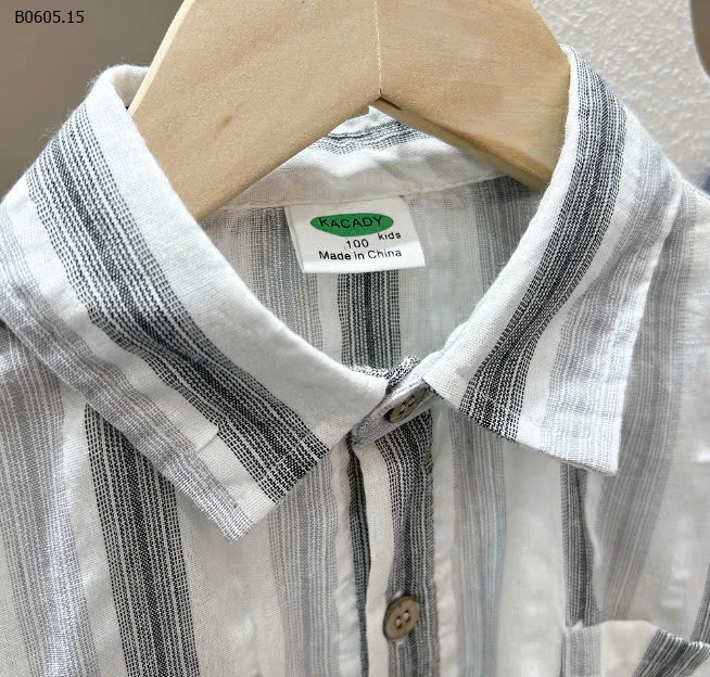 ÁO SƠ MI CHO KACADY BÉ TRAI -sỉ 120k