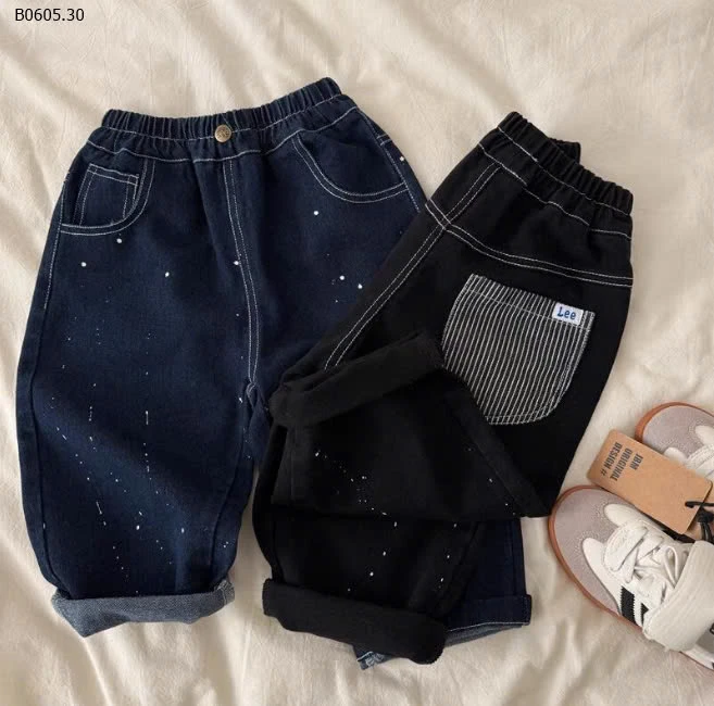 QUẦN JEAN VẢY SƠN PHỐI TÚI KẺ -sỉ 135k