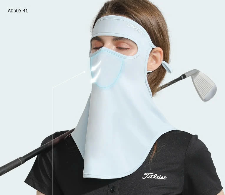 KHẨU TRANG CHỐNG NẮNG KÈM MŨ NGĂN TIA UV -sỉ 65k