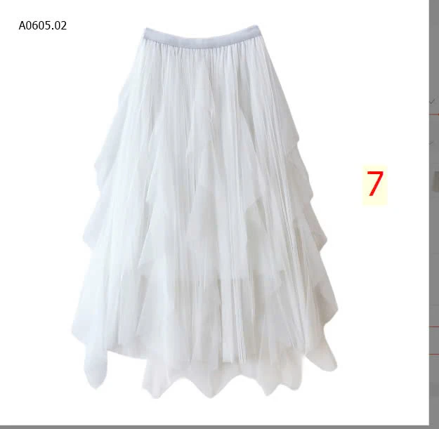 CHÂN VÁY PHỐI LƯỚI DÁNG DÀI ANNAsỉ 139k