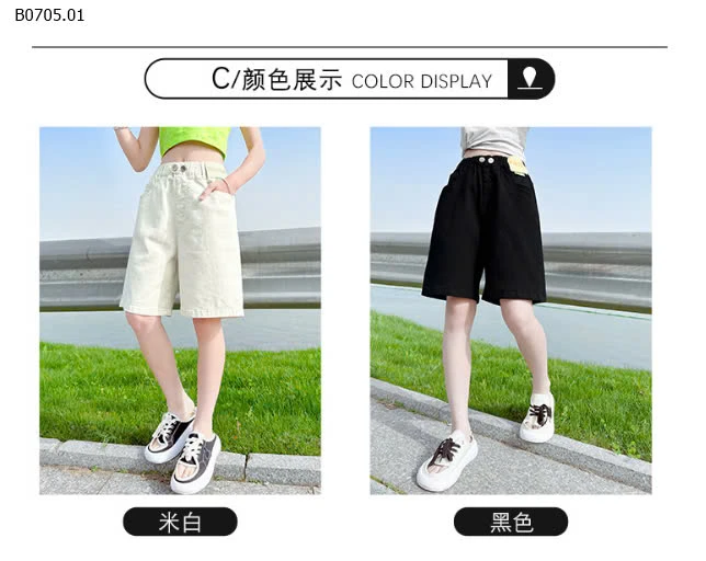 QUẦN SHORT NGỐ BÉ GÁI -sỉ 135k