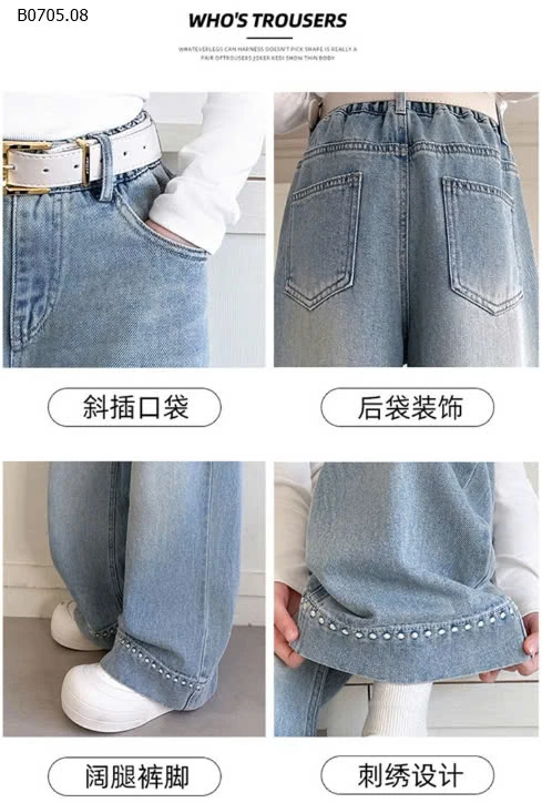 JEAN XUÔNG ĐÍNH HẠT  -sỉ 129k