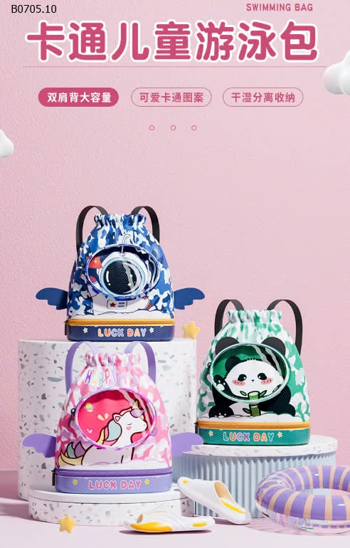 TÚI ĐỰNG ĐỒ BƠI CHO BÉ -sỉ 75k