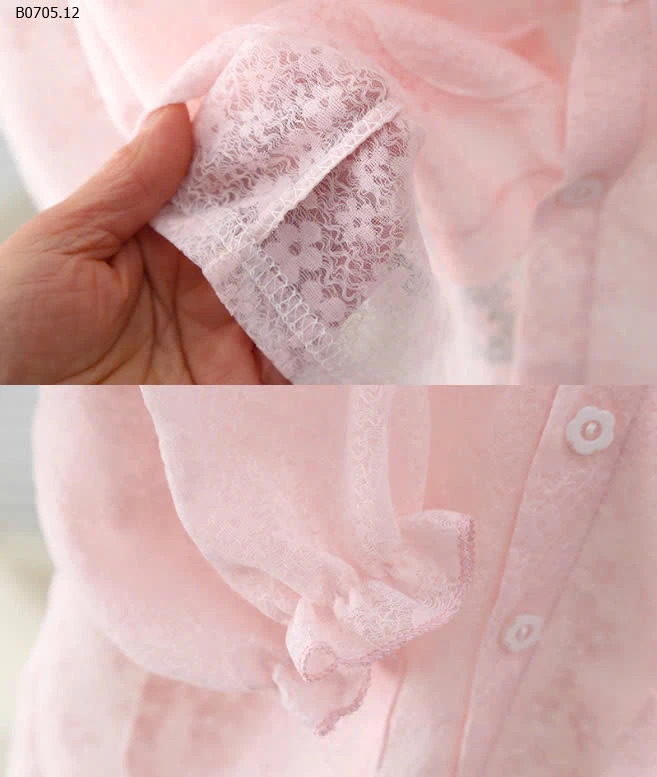 ÁO KHOÁC MỎNG TAI THỎ CHO BÉ GÁI-sỉ 80k