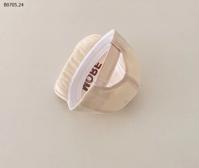 MŨ LƯỠI TRAI MỎ VỊT CHỮ MORE-sỉ 69k