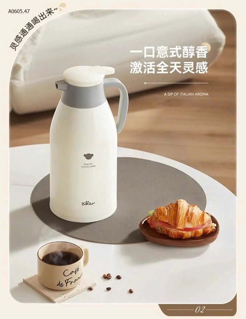 Phích nước giữ nhiệt của Bear-sỉ 280k