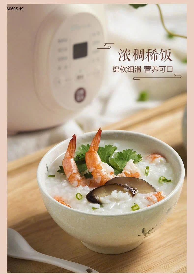 NỒI NẤU CHẬM BEAR THẾ HỆ MỚI - LÕI TỬ SA-sỉ 465k