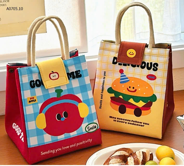 TÚI GIỮ NHIỆT ĐỰNG ĐỒ ĂN TRƯA KUTE -sỉ 78k