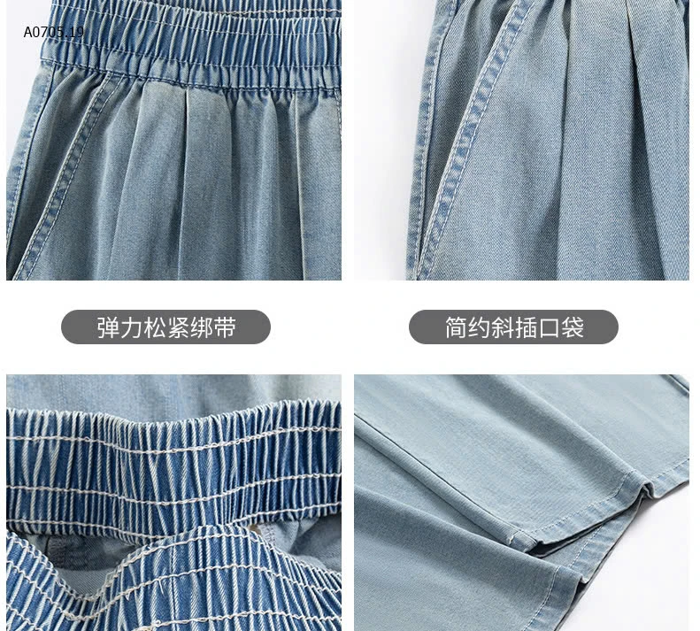 QUUẦN JEAN TENCEL ỐNG RỘNG-sỉ 169k