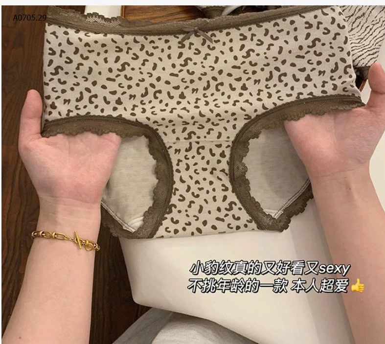 SET 6C QUẦN CHIP HỌA TIẾT CHO NỮ-sỉ 148k/set 6c mix màu