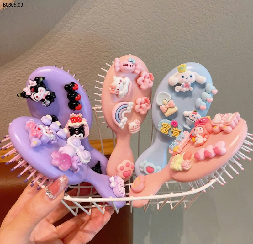 GƯƠNG KÈM LƯỢC GỠ RỐI 2IN1 CUTE -sỉ 36k