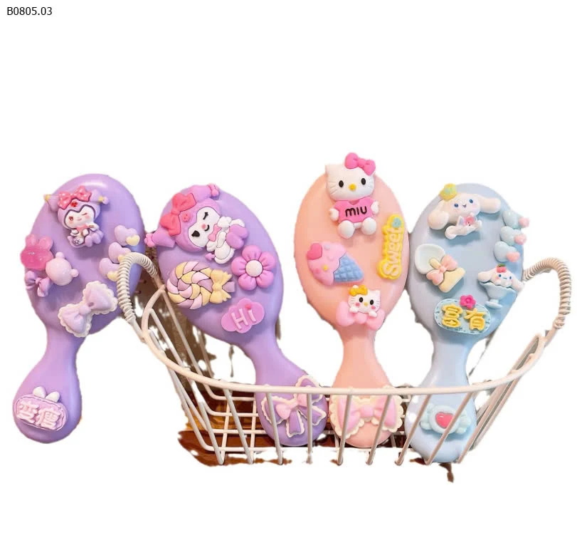 GƯƠNG KÈM LƯỢC GỠ RỐI 2IN1 CUTE -sỉ 36k