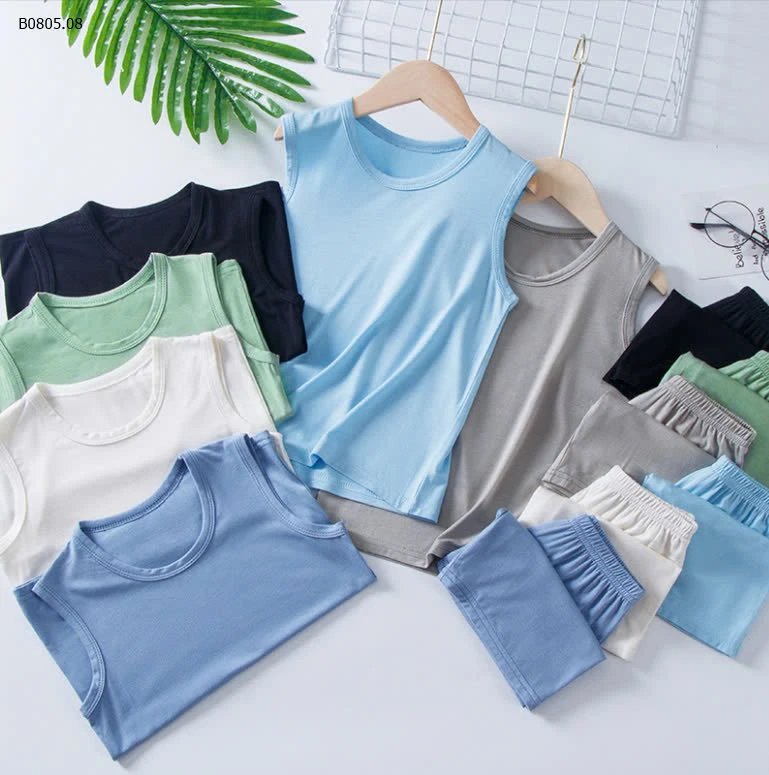 BỘ BA LỖ THUN LẠNH BÉ TRAI-sỉ Sz 90-150 : 73k           Sz 160-180 : 93k