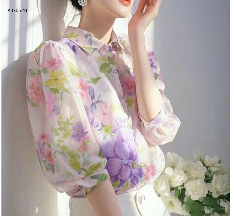 ÁO SƠ MI HOA CHO NỮ -sỉ 200k