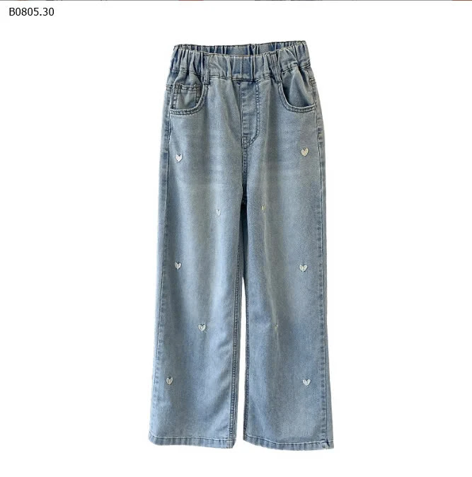 QUẦN JEANS CHO BÉ GÁI -sỉ 130k
