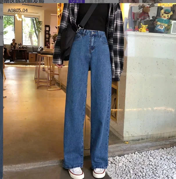 QUẦN JEAN ÔNG RỘNG, CẠP CAO NỮ-sỉ 126k