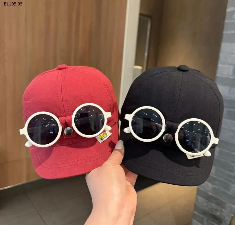 MŨ LƯỠI TRAI KÈM KÍNH CUTE  - sỉ 52k