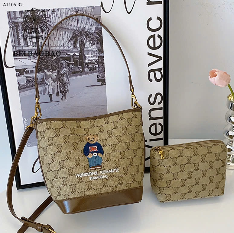 TÚI GẤU  BEIBAOBAO 2IN1  - sỉ 233k